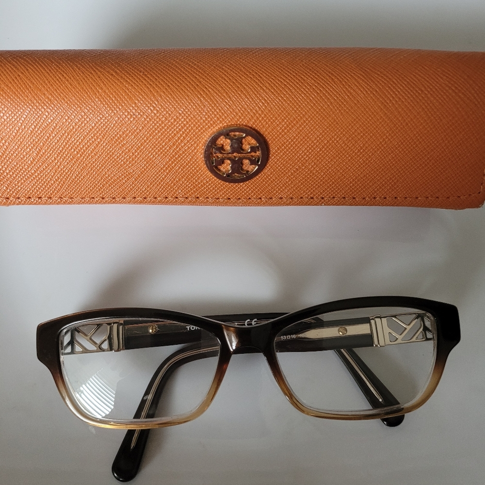 Tory Burch eye glasses frames and case